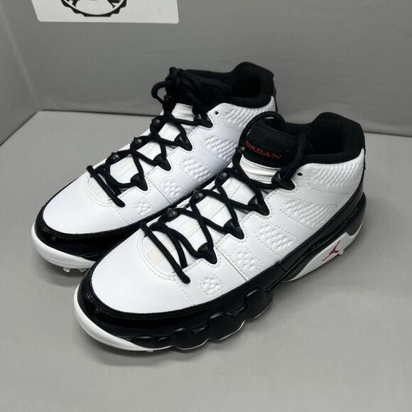 NIKE AIR JORDAN 9 GOLF White Black True Red FJ5934-100 Men Sz 5 Women Sz 6.5 NEW main image 6
